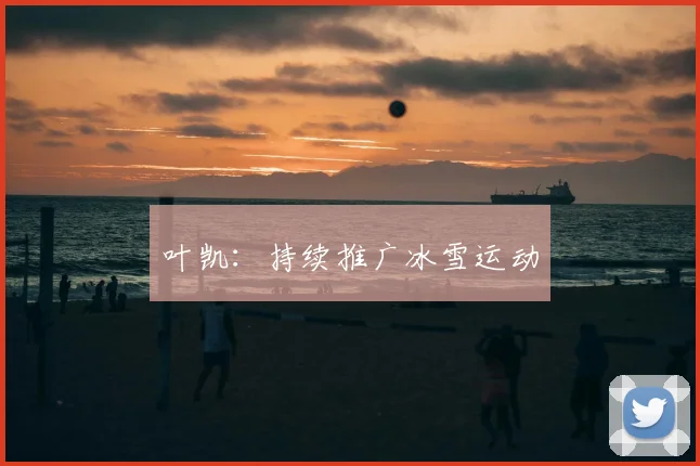 叶凯：持续推广冰雪运动